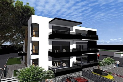 Beautiful apartment on the ground floor with a garden, by the sea, Medulin, Istria, Croatia - under construction 1