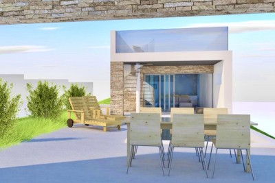 Building land 857 m2 in the center of Istria, for the construction of a villa with a swimming pool, Karojba, Istria 9