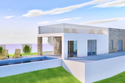 Bouwgrond 857 m2 in het centrum van Istrië, voor de bouw van een villa met zwembad, Karojba, Istrië 7